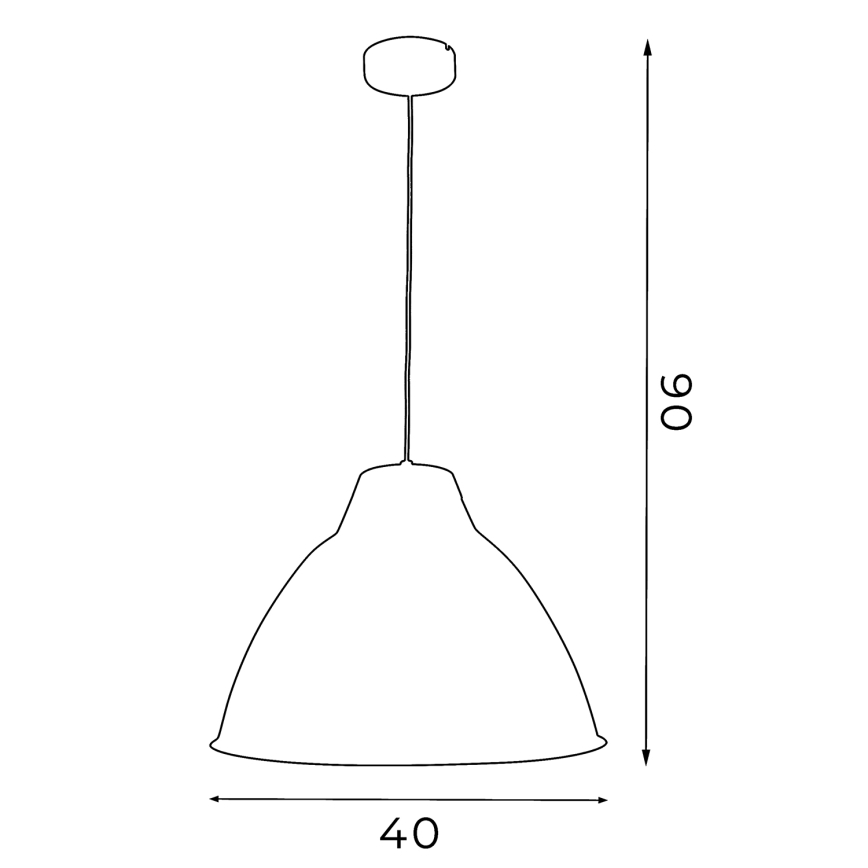 Kronleuchter SKAL 1xE27/60W/230V