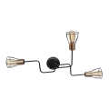 Kronleuchter TUBE II 3xE27/15W/230V schwarz