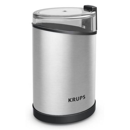 Krups - Elektrische Kaffeebohnenmühle 85g FAST-TOUCH 200W/230V Chrom