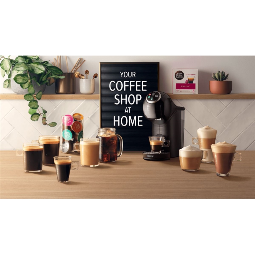 Krups - Kaffeekapselmaschine NESCAFÉ DOLCE GUSTO GENIO S 1500W anthrazit