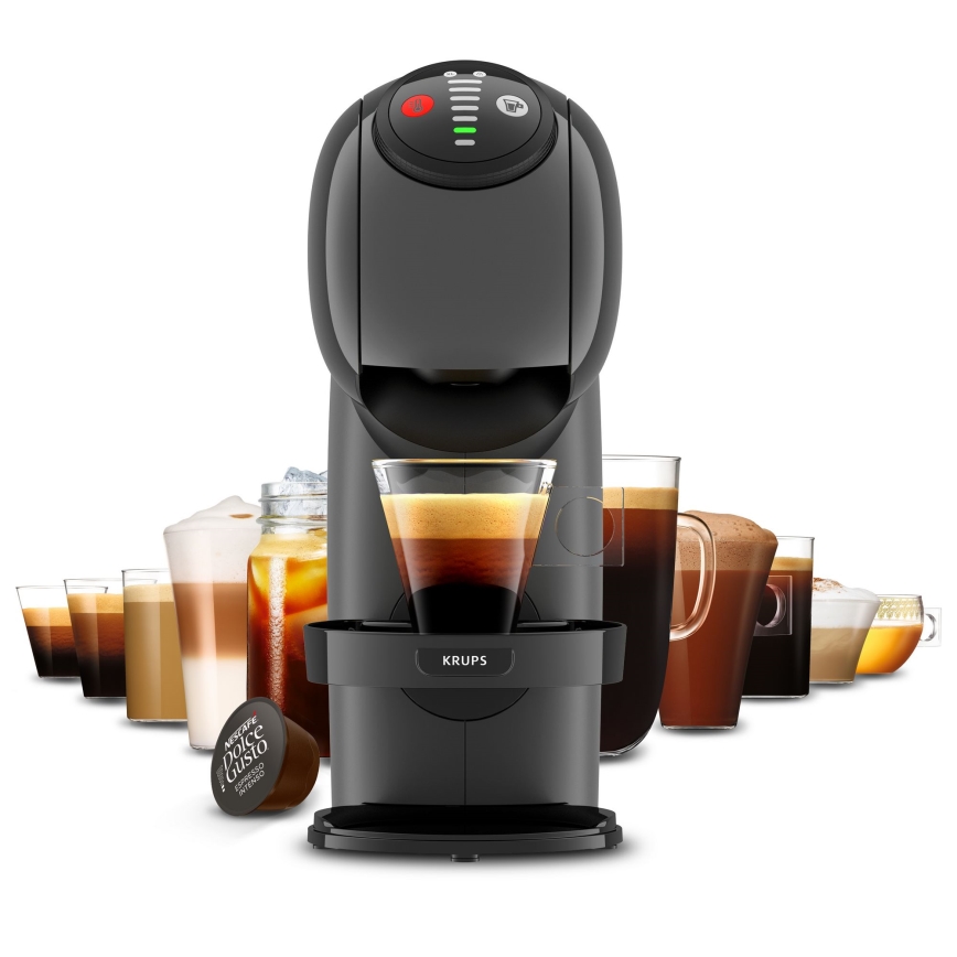 Krups - Kaffeekapselmaschine NESCAFÉ DOLCE GUSTO GENIO S 1500W anthrazit