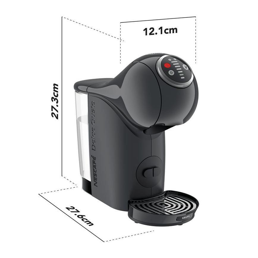 Krups - Kaffeekapselmaschine NESCAFÉ DOLCE GUSTO GENIO S 1500W anthrazit