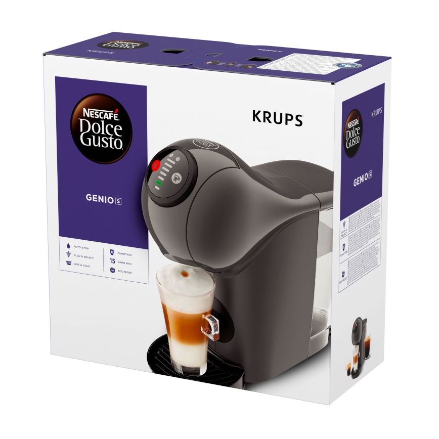 Krups - Kaffeekapselmaschine NESCAFÉ DOLCE GUSTO GENIO S 1500W anthrazit