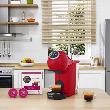 Krups - Kaffeekapselmaschine NESCAFÉ DOLCE GUSTO GENIO S PLUS 1500W rot
