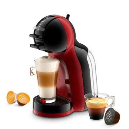 Krups - Kapsel-Kaffeemaschine NESCAFÉ DOLCE GUSTO MINI ME 1500W/230V rot/schwarz