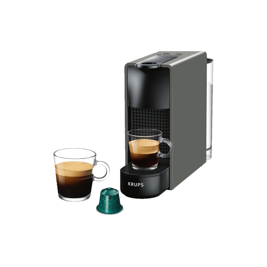Krups - Kapsel-Kaffeemaschine NESPRESSO Essenza mini 1310W/230V grau