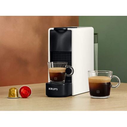 Krups - Kapsel-Kaffeemaschine NESPRESSO Essenza mini 1310W/230V weiß