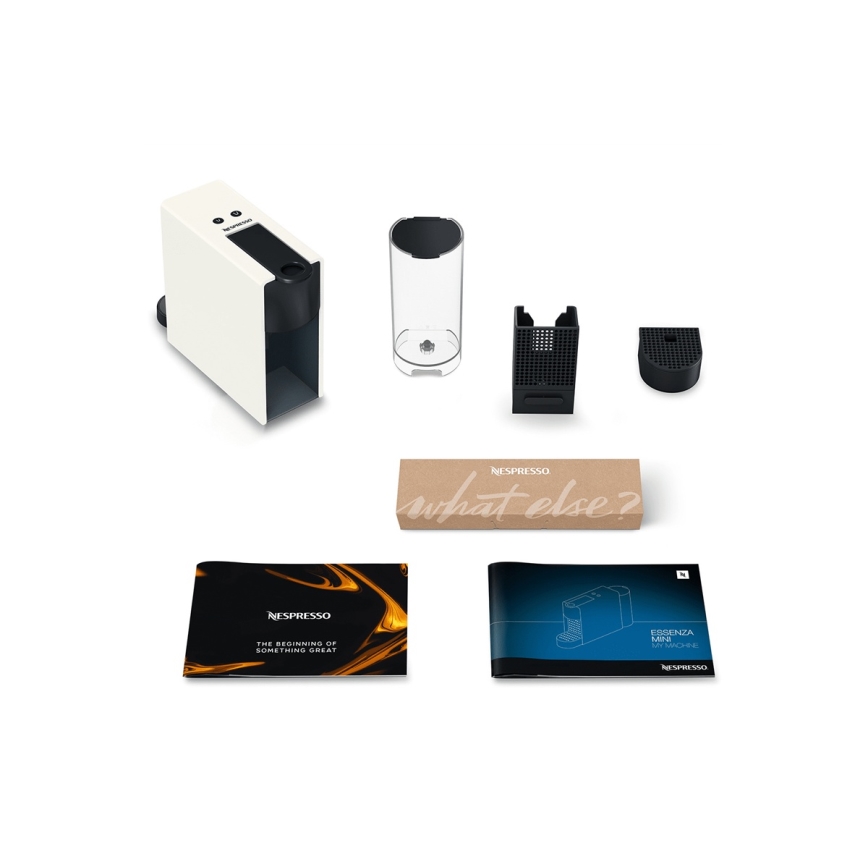Krups - Kapsel-Kaffeemaschine NESPRESSO Essenza mini 1310W/230V weiß