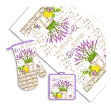 Küchen-Set LAVENDEL 3-teilig