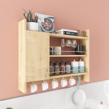 Küchenwandregal KNERR 65x85 cm beige