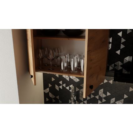 Küchenzeile CLAIRE 180 cm Craft-Eiche