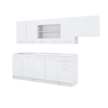 Küchenzeile MARISA 260 cm weiß