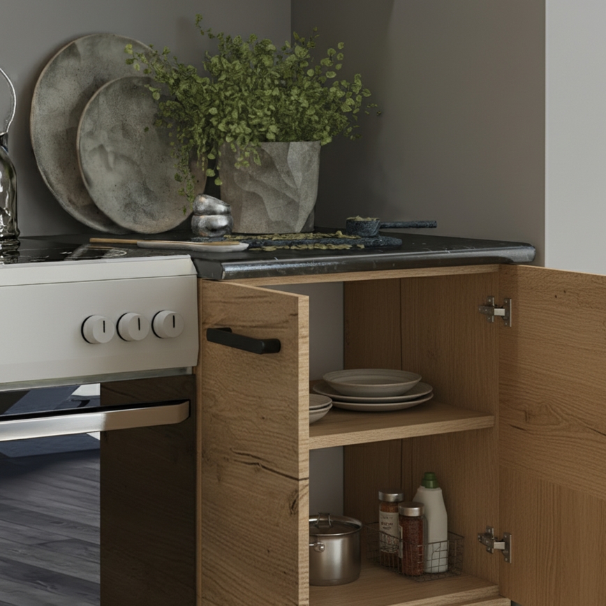 Küchenzeile ROSALIA 240 cm Eiche Craft