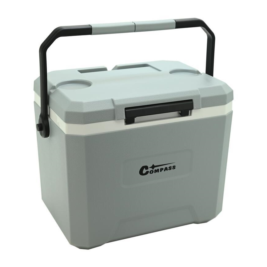 Kühlbox mit Kühlakku, 16 l, grau