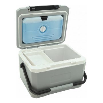 Kühlbox mit Kühlakku, 5 l, grau
