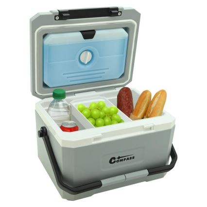 Kühlbox mit Kühlakku, 5 l, grau