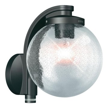 L 706 S schwarz Outdoor- Wandlampe mit Sensor