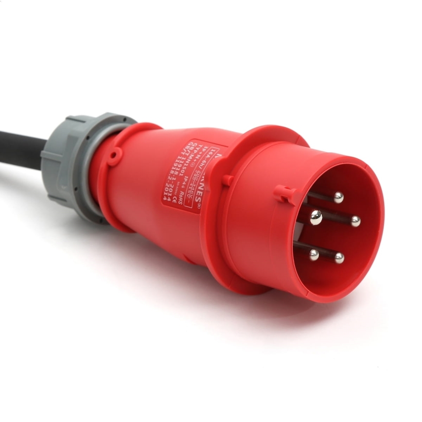 Reiseladestation für Elektroautos EV/PHEV AC Typ 2 16A/400V 22kW IP55 7m + Adapter 230V 3,7kW + Behälter