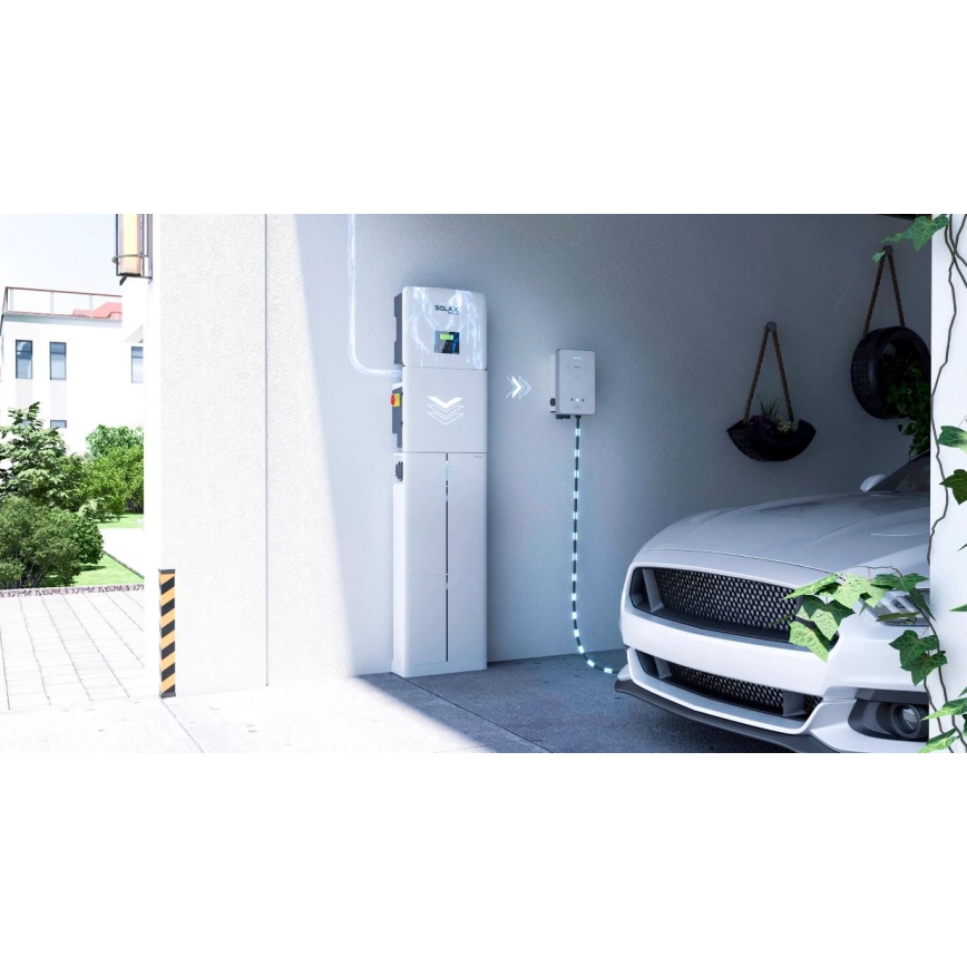 Ladestation für Elektroautos SolaX Power 11kW/400V/16A IP65 Wi-Fi
