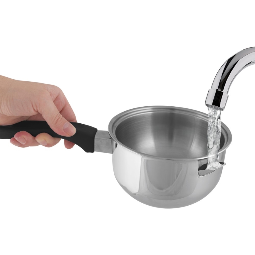 Lamart – Doppelwandiger kleiner Topf 15 cm Edelstahl