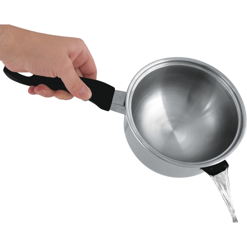 Lamart – Doppelwandiger kleiner Topf 15 cm Edelstahl