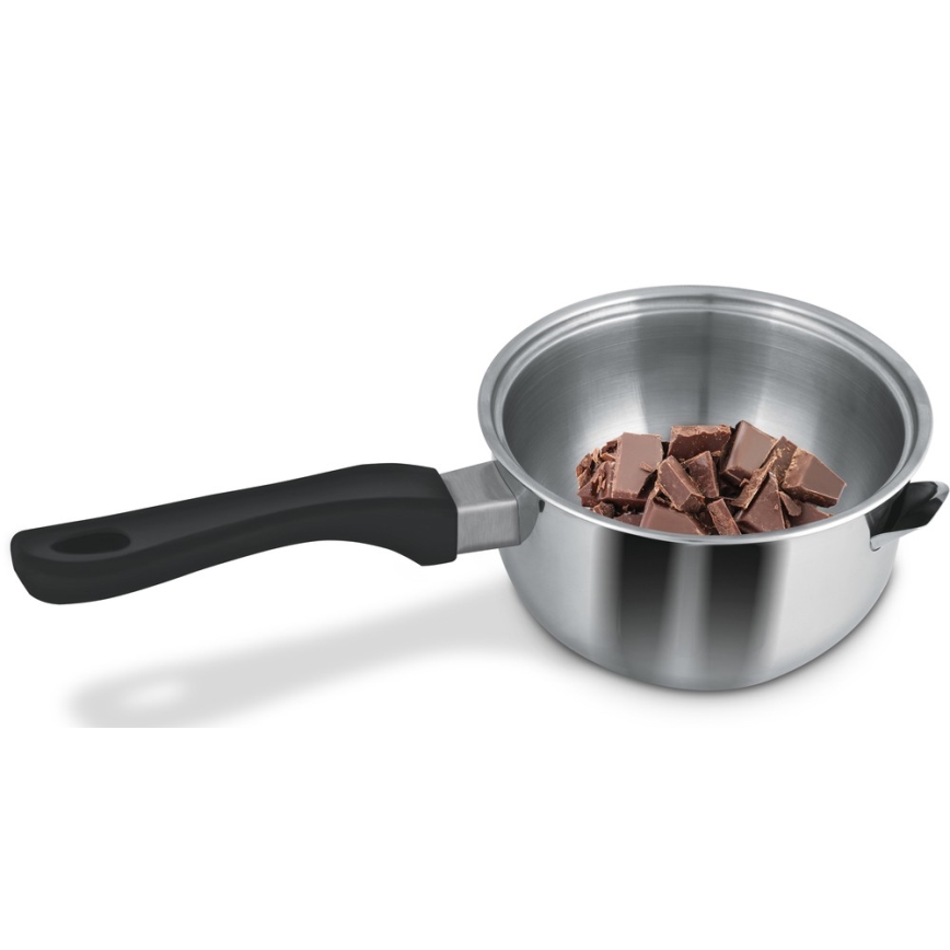 Lamart – Doppelwandiger kleiner Topf 15 cm Edelstahl