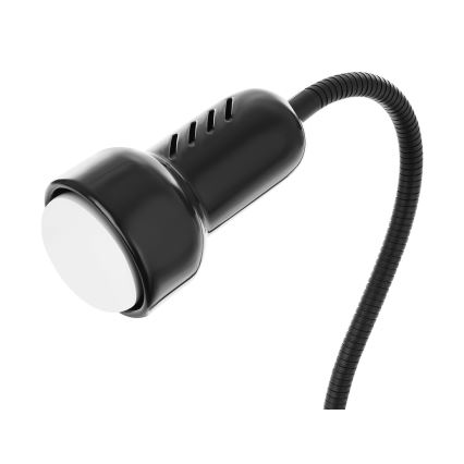 Lampe mit einem Clip LOLEK 1xE14/24W/230V schwarz