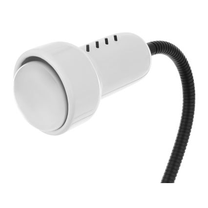 Lampe mit einem Clip LOLEK 1xE14/24W/230V weiß