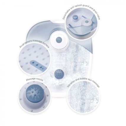Lanaform - Fußmassagebad FOOT SPA 60W/230V