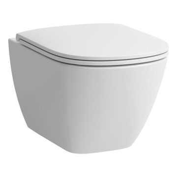 LAUFEN H8660800000001 - Wandhängendes WC LUA Keramik/weiß + WC-Sitz SoftClose LUA Duroplast/weiß