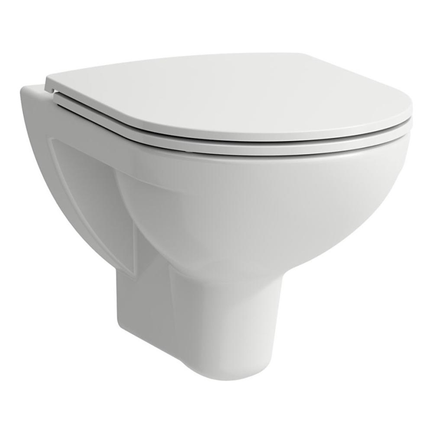 LAUFEN H8669510000001 - Wand-WC PRO Keramik/weiß + WC-Sitz SoftClose PRO Duroplast/weiß
