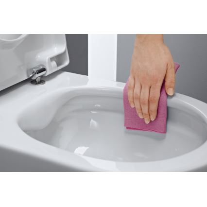 LAUFEN H8669540000001 - Wandhängendes WC PRO, Keramik/weiß + WC-Sitz SoftClose PRO, Duroplast/weiß