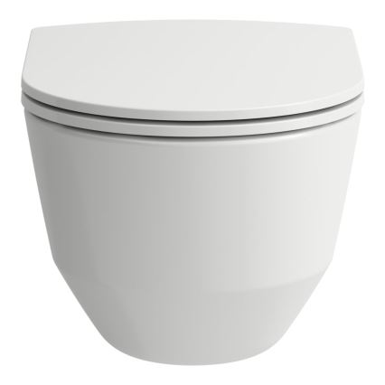 LAUFEN H8669540000001 - Wandhängendes WC PRO, Keramik/weiß + WC-Sitz SoftClose PRO, Duroplast/weiß
