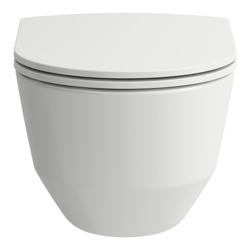 LAUFEN H8669540000001 - Wandhängendes WC PRO, Keramik/weiß + WC-Sitz SoftClose PRO, Duroplast/weiß