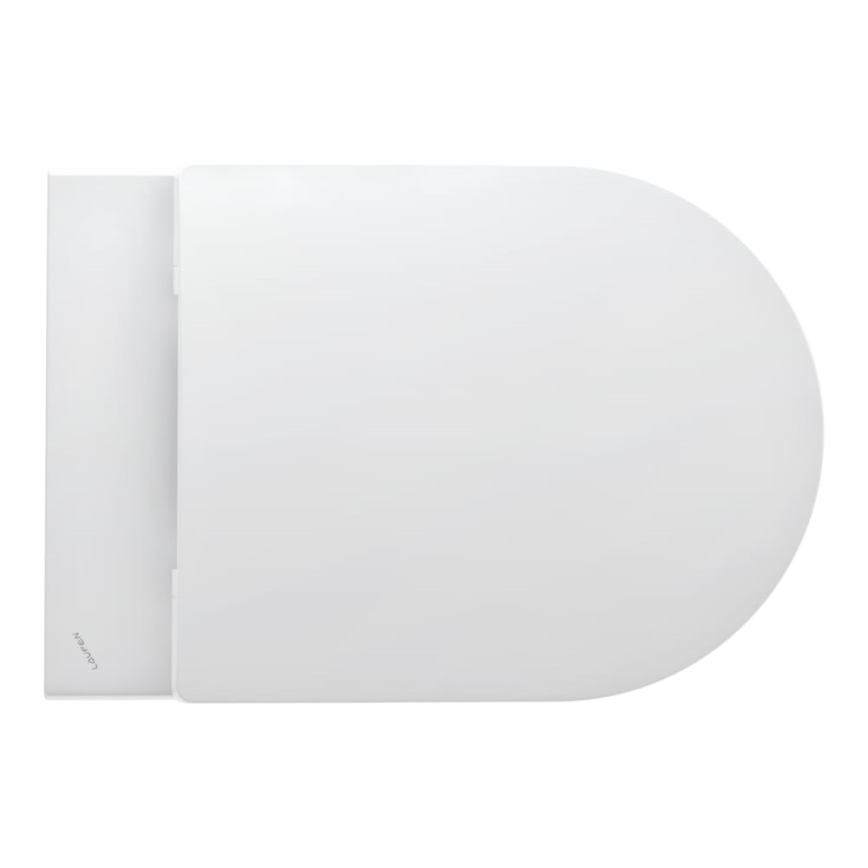 LAUFEN H8669540000001 - Wandhängendes WC PRO, Keramik/weiß + WC-Sitz SoftClose PRO, Duroplast/weiß
