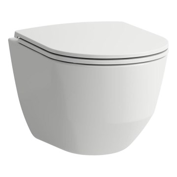 LAUFEN H8669550000001 - Wandhängendes WC PRO Keramik/weiß + Toilettensitz SoftClose PRO Duroplast/weiß