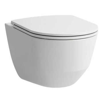 LAUFEN H8669570000001 - Wandhängendes WC PRO Keramik/weiß + WC-Sitz SoftClose PRO Duroplast/weiß