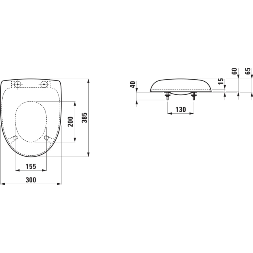 LAUFEN H8910303000001 - Kindertoilettensitz FLORAKIDS Duroplast/weiß
