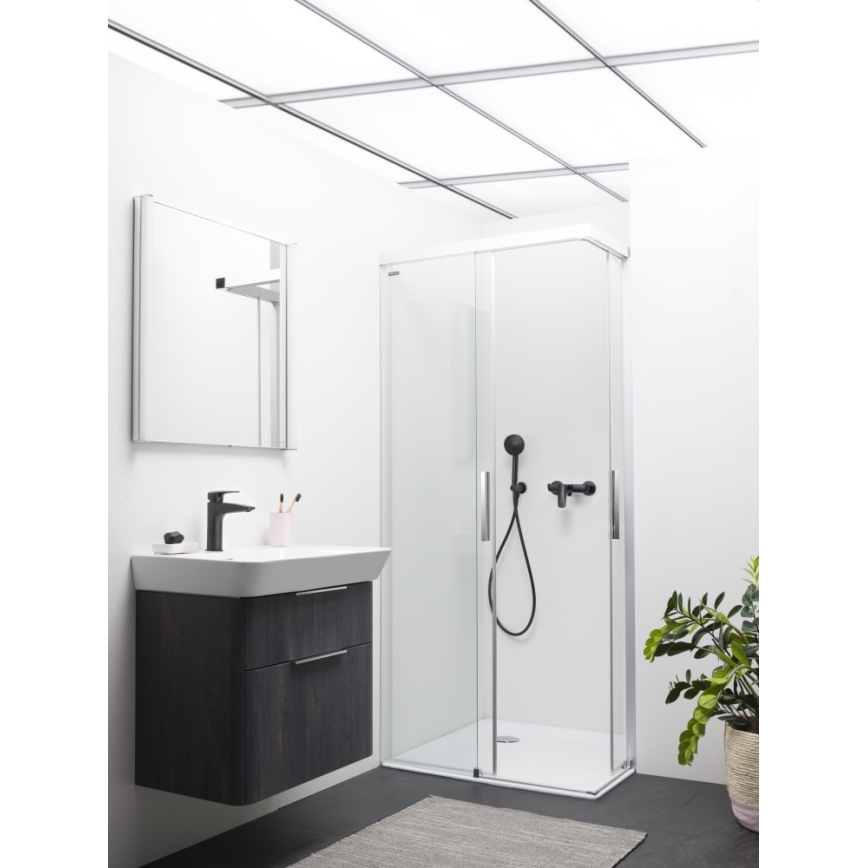 LAUFEN HF500702428000 - Waschbeckenarmatur LAURIN 16,2 cm Titan matt schwarz
