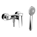 LAUFEN HF500750100600 - Duschset mit Einhebelmischer LAURIN, glänzender Chrom