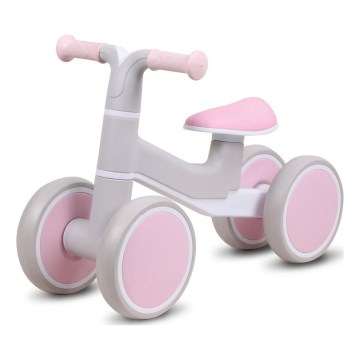 Laufrad KVADROLET grau/rosa