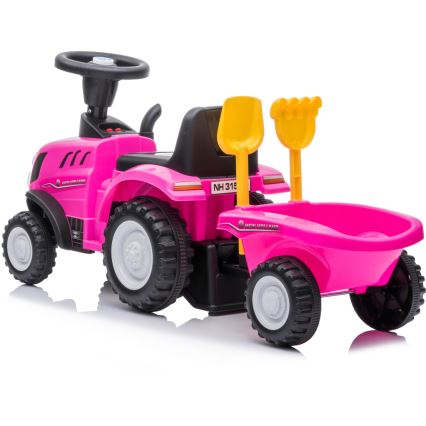 Laufrad NEW HOLLAND pink/schwarz