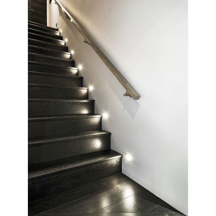 LDST DI-01-B-BZ12 - LED Treppenleuchte DIANA LED/1,2W/230V Weiß 6500K
