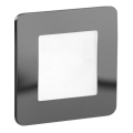 LDST DI-01-CB-BZ9 - LED Treppenbeleuchtung DIANA 9xLED/1,2W/230V schwarz glänzend 6500K