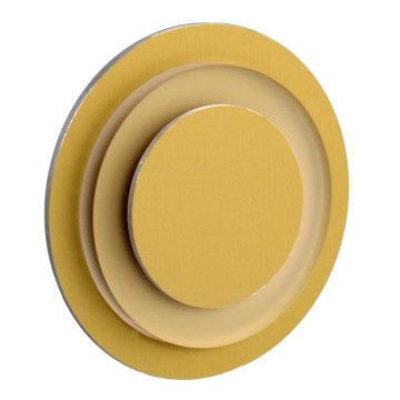 LDST LI-01-SZ-BC8 - LED Treppenleuchte LILI 8xLED/1,2W/230V Gold 3500K