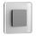 LDST SW-01-CB-BZ8 - LED Treppenleuchte SWIFT 8xLED/1,2W/230V glänzend schwarz 6500K
