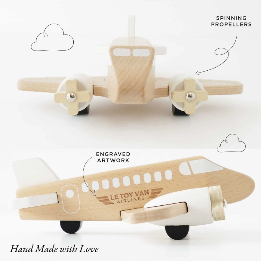 Le Toy Van - Holz-Flugzeug