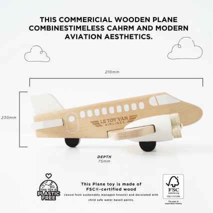 Le Toy Van - Holz-Flugzeug