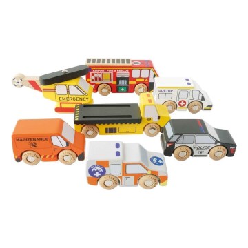 Le Toy Van - Set mit Rettungswagen und Hubschrauber