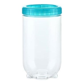 Lebensmittelbehälter INTERLOCK 0,5 l türkis/klar
